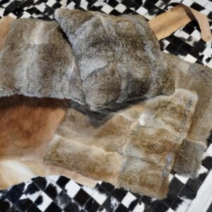 Beautiful Brown Fullskin Lapin Cushion Covers