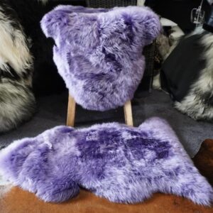 A Wonderful Deep Lilac - A Gorgeous Purple  XL Australian Sheepskin Rug