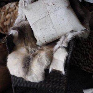 50cm 4patch double sided premium quality Brazilian Cowhide Cushion Cover