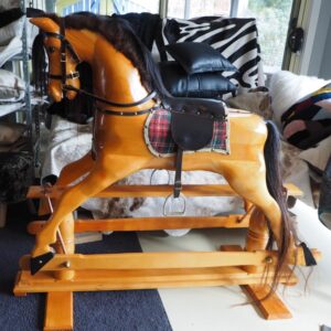 Stunning Hand Made Solid Huon Pine Master Crafted Rocking Horse