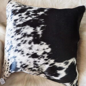 Contemporary Country - A Beautiful 40cm Square Premium Cowhide Cushion COver