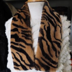 A Lovely Thick &Â Soft Totally Versatile Faux Rex Rabbit Fur Scarf - Available in Four Patternings  - Smartens any Outfit!