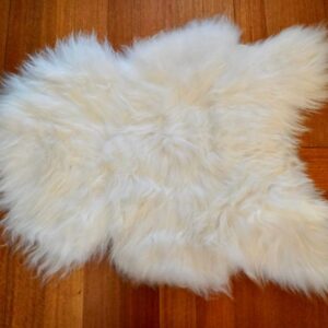 Gorgeous White Long Wool Icelandic Sheepskin Rug