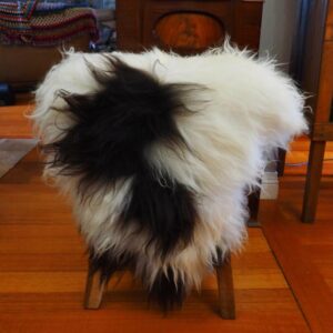Sheepskin Rug/ Throw - A Simply Gorgeous Long Wool Icelandic Sheepskin Throw / Rug -