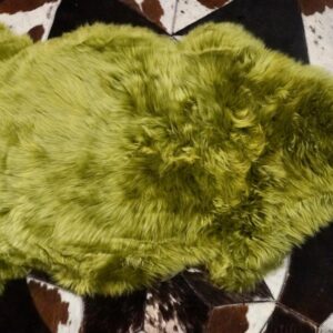 A Gorgeous Fern Green - A Beautiful XL Australian Sheepskin Rug