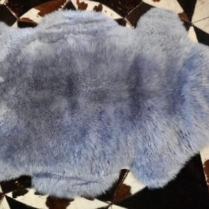 A Beautiful Soft Lilac Grey XL Australian Sheepskin Rug