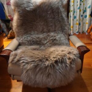 A Lovely Warm Soft Brown 1 & 1/2 Length Australian Sheepskin Rug
