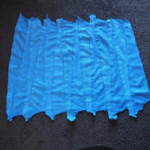Machine Washable Fish Leather - A World First - A Large Panel of beautiful Blue - 100cm x 80cm - Soft Flexible & Durable - A Design Dream