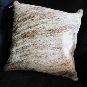 A Wonderful Light Grey Wave - A Beautiful Cowhide Cushion Cover