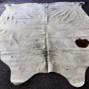 A Lovely Salt & Pepper Cowhide Rug
