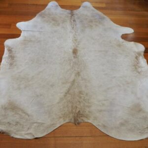 I am Big and I am Beautiful - A Gorgeous Wavy Winter Coated Blonde D' Aquitaine Cowhide Rug
