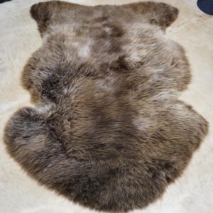 Soft Shades of Brown - A Beautiful Rare Breed Sheepskin Rug