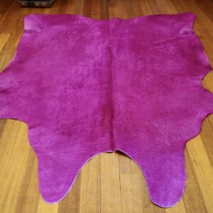 A Wonderful Hot Pink Cowhide Rug - The Coat is Truly Glorious