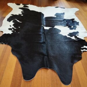 A Wonderful Sheen - A Gorgeous Classic Friesian Cowhide Rug