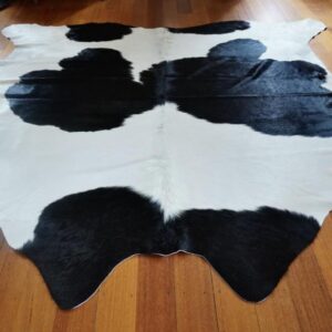 A Big Hide - A Bold Design - A Wonderful Holstein Friesian Cowhide Rug