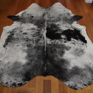 A Stellar HIde - A Spectacular Premium Quality Salt & Pepper Cowhide Rug