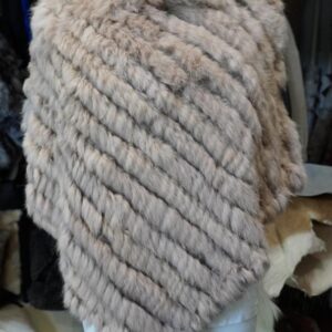 A Lovely Soft Camel Coloured Rabbit Fur Poncho -