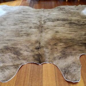 A Gorgeous Winter Coat and Soft Warm Tones - A Beautiful Premium Hand Selected Cowhide Rug
