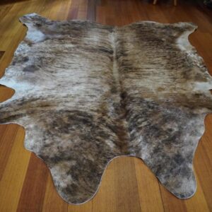 A Vibrant Hide - The Colours just come Alive - Beautiful and Unusual Markings - A Wonderful Premium Cowhide Rug