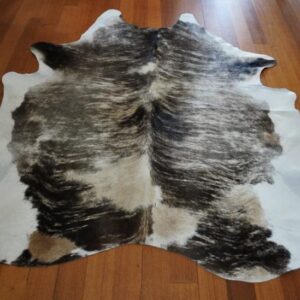A Stunning Tri Coloured Premium Cowhide Rug