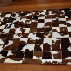 True Country Style - Beautiful Hereford Colours. - A Lovely Patchwork Cowhide Rug