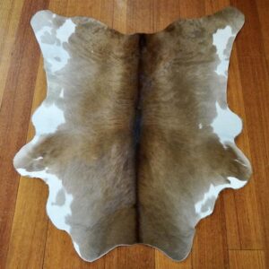 Warm Browns & A Soft Winter Coat - A Lovely Calfskin Rug