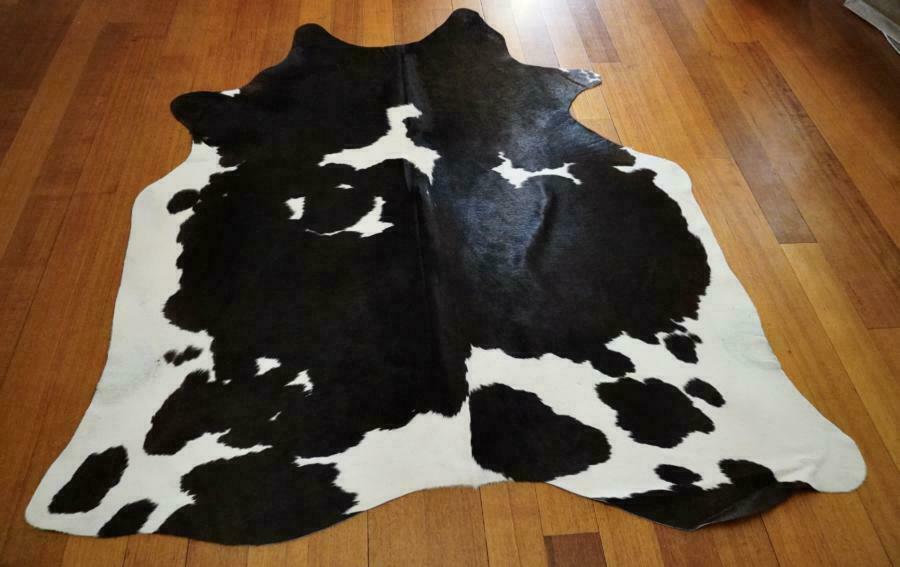 A Classic Smaller Sized Friesian Cowhide Rug