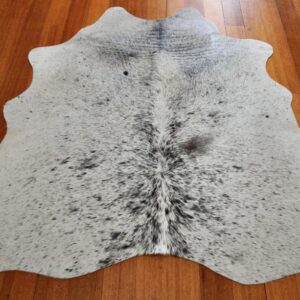 A Lovely Smaller Size Speckle Park - A Premium Cowhide Rug