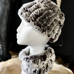 Gorgeous Soft Frosted Cocoa Brown Headband/ Scarf - A Wonderful Winter Wardrobe Addition