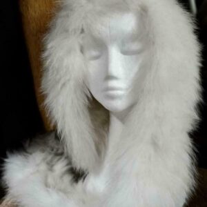 A Wonderful Snow White Fox Fur Snood - Make a  Beautiful Statement this Winter