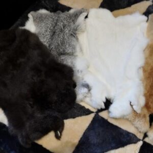 Beautiful Soft Rabbit Pelts - Great for Craft -