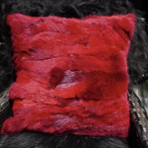 Fire Engine Red Lapin 50 cm Square Cushion Cover
