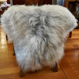 Beautiful Soft Natural Grey Tones - A Wonderful Long Wool Icelandic Sheepskin Rug
