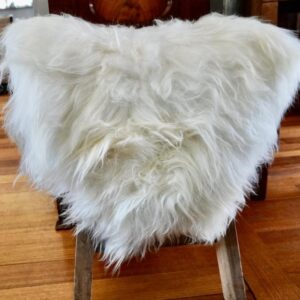 Naturtal White Long Wool Icelandic Sheepskin Rug