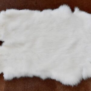 Perfect For Craft - Pure White - Super Soft & Fine Rabbit Pelts