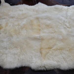 A Totally Massive & Absolutely Luxurious 2050mm x 1550mm Natural Australian Sheepskin Rug