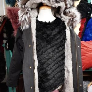 The Parka You always Dreamed of - A Stunning Fullskin Grey Fully Lined All Weather Parka