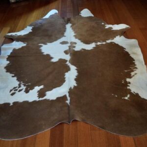 A Classic Touch of Country Style - A Big and Beautiful Cowhide Rug