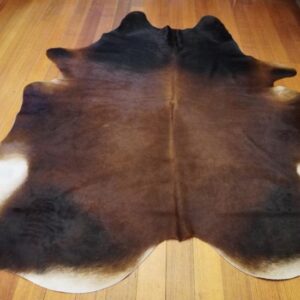 A Stunning Black & Tan Premium Cowhide Rug