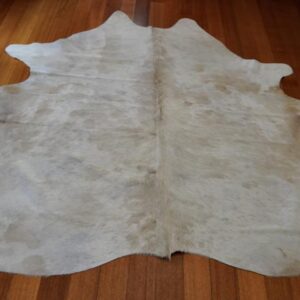 The Softest of Colours - The Softest of Hides - A Big & Beautiful Premium Cowhide Rug