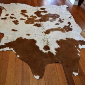 A Big Hide with a Gorgeous Winter Coat -A Stunning Cowhide Rug