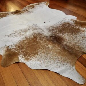 A Beautiful and Unusual Speckle Park Premium Cowhide Rug