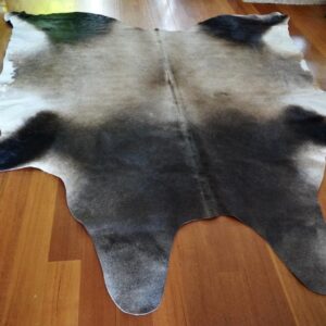 Sandstone & Charcoal - A Big, Beautiful & Naturally Stylish Cowhide Rug