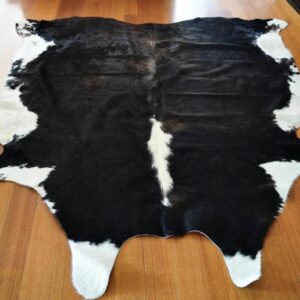Big & Beautiful Hide with a Gorgeous Brindled Winter Coat - A Premium Cowhide Rug