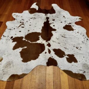 A Big & Beautiful Super Soft Speckle Park Cowhide Rug