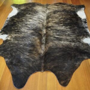 A Hide For Your Staffy - A Beautiful Mid Sized Winter Coated Cowhide Rug