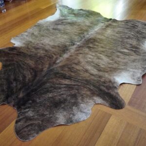 A Lovely Even Wave - A Beautiful Brindled Exotic Cowhide Rug