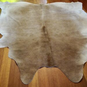A Beautiful Honey Coloured Cowhide Rug