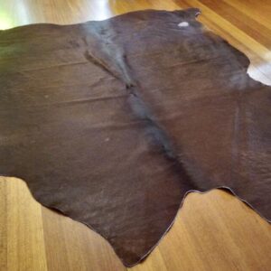 An Illawarra Shorthorn Cowhide Rug