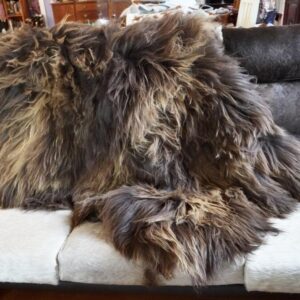 Wild & Wonderful - A Sunkissed Brown Natural Icelandic Sheepskin Throw/Rug